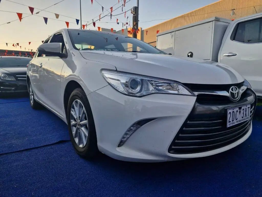 2015 Toyota Camry Sedan Petrol Automatic white for sale at LENA AUS GROUP PTY LTD image 1
