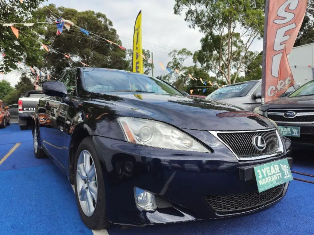 2008 Lexus IS 250 USE20L Sedan Petrol Automatic black for sale at LENA AUS GROUP PTY LTD image 1