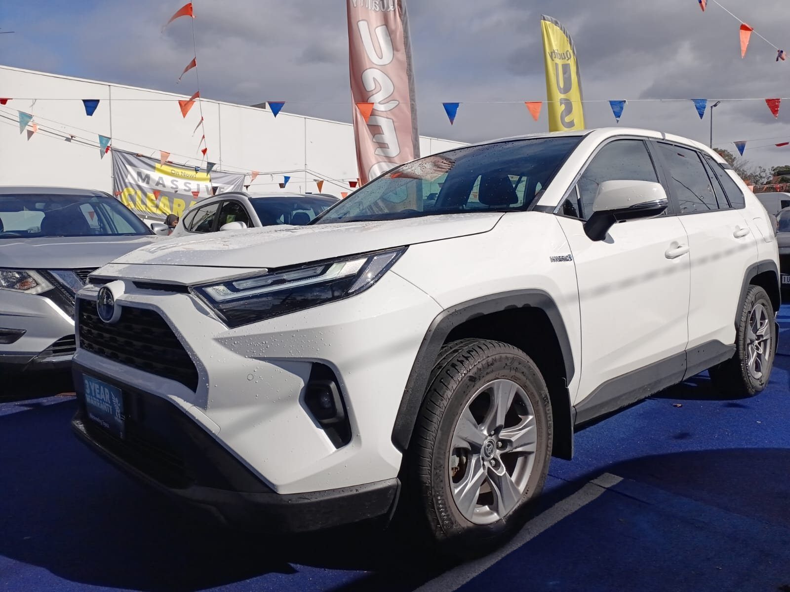 2021 Toyota Rav4 AXAA52L/AXAA54L/AXAH54L Wagon Petrol Automatic white for sale at LENA AUS GROUP PTY LTD image 1
